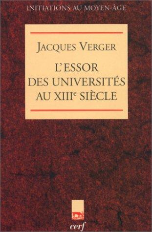 L'essor des universités au XIIIe siècle
