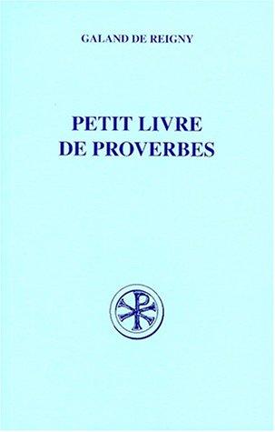 Petit livre de proverbes