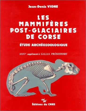 Les mammifères post-glaciaires de Corse