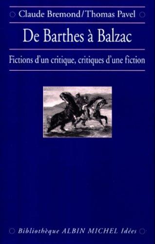 De Barthes à Balzac