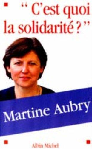 C'est quoi la solidarité