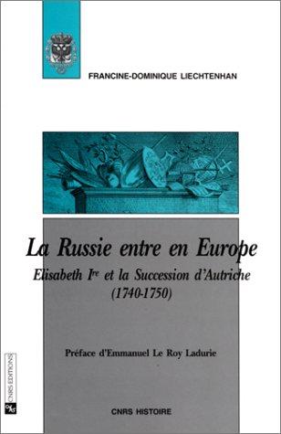 La Russie entre en Europe