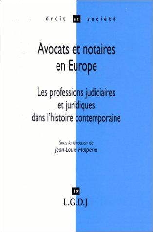 Avocats et notaires en Europe