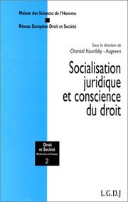 Socialisation juridique et conscience du droit
