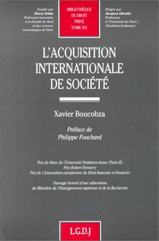 L' acquisition internationale de société