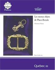 Les menus objets de Place-Royale