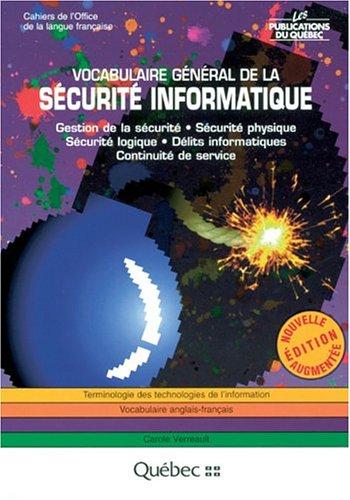 Vocabulaire général de la sécurité informatique