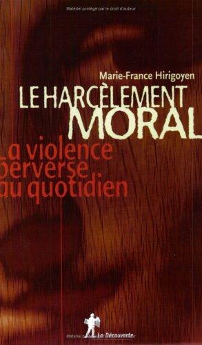 Le harcelement moral