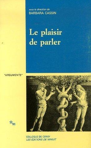 Le Plaisir de parler
