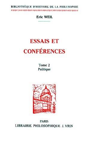 Essais et conférences