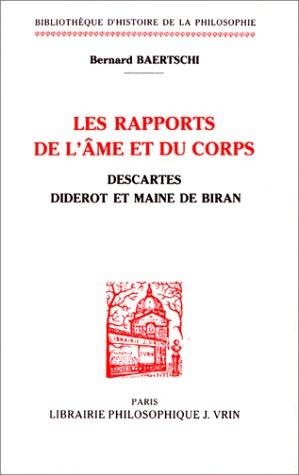 Les rapports de l'âme et du corps