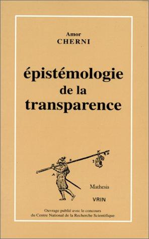 Epistémologie de la transparence