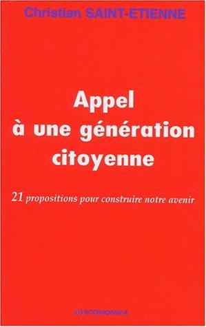 Appel à une génération citoyenne