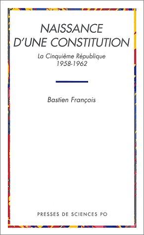 Naissance d'une constitution