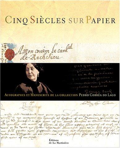 Cinq siècles sur papier