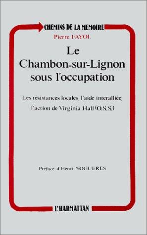 Le Chambon-sur-Lignon sous l'Occupation