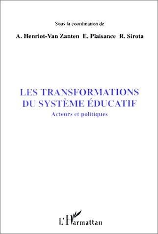 Les Transformations du système éducatif