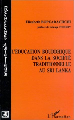 L' éducation bouddhique dans la société traditionnelle au Sri Lanka