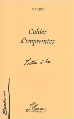Cahier d'empreintes