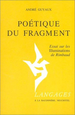 Poétique du fragment