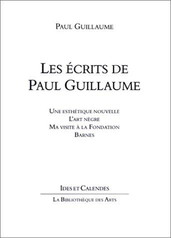 Les écrits de Paul Guillaume