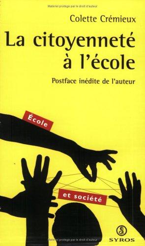 La citoyenneté à l'école