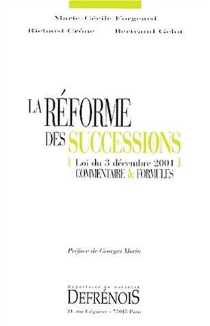 La réforme des successions