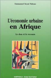 L' économie urbaine en Afrique
