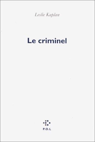 Le criminel