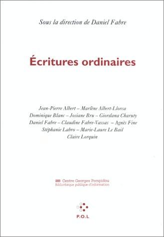 Ecritures ordinaires