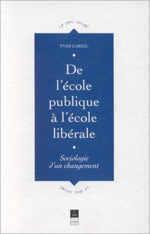 De l'école publique à l'école libérale