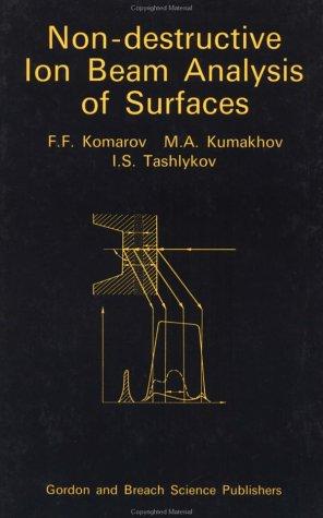 Non-destructive ion beam analysis of surfaces