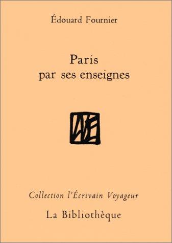 Paris par ses enseignes