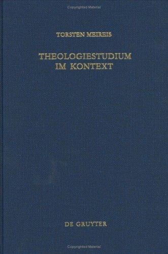Theologiestudium im Kontext
