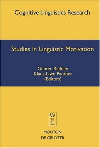 Studies in linguistic motivation