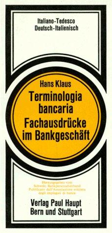 Terminologia bancaria =