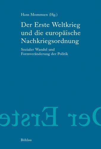 Der Erste Weltkrieg und die europäische Nachkriegsordnung