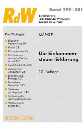 Die Einkommensteuer- Erklärung