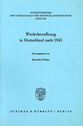 Wiederbewaffnung in Deutschland nach 1945
