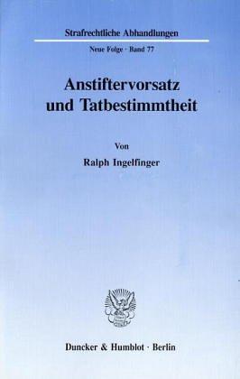 Anstiftervorsatz und Tatbestimmtheit