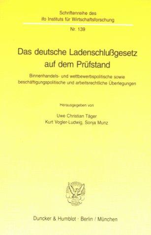 Das deutsche Ladenschlussgesetz auf dem Prüfstand