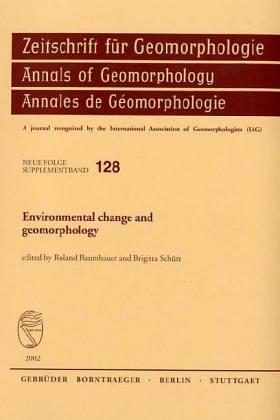 Environmental change and geomorphology