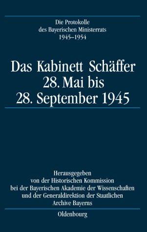 Das Kabinet Schäffer