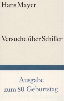 Versuche über Schiller
