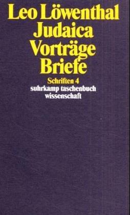Judaica, Vorträge, Briefe
