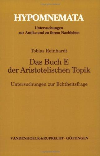 Das Buch E der Aristotelischen Topik
