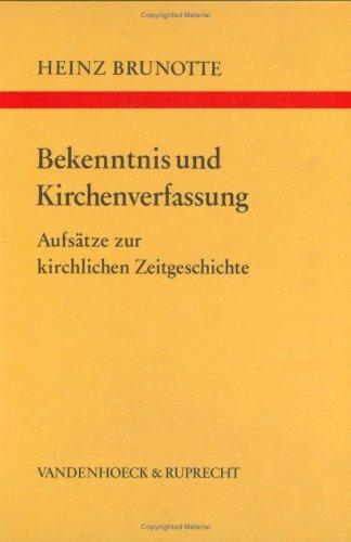 Bekenntnis und Kirchenverfassung
