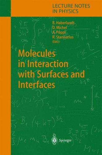 Molecules in interaction with surfaces and interfaces