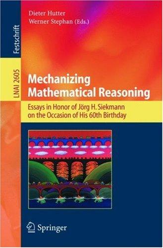 Mechanizing mathematical reasoning