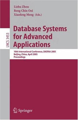 Database systems for advanced applications